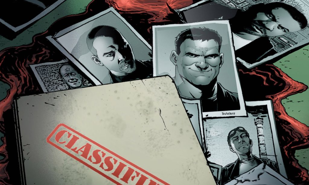 Arte da capa da segunda edição (The Boys 2) da HQ de The Boys.