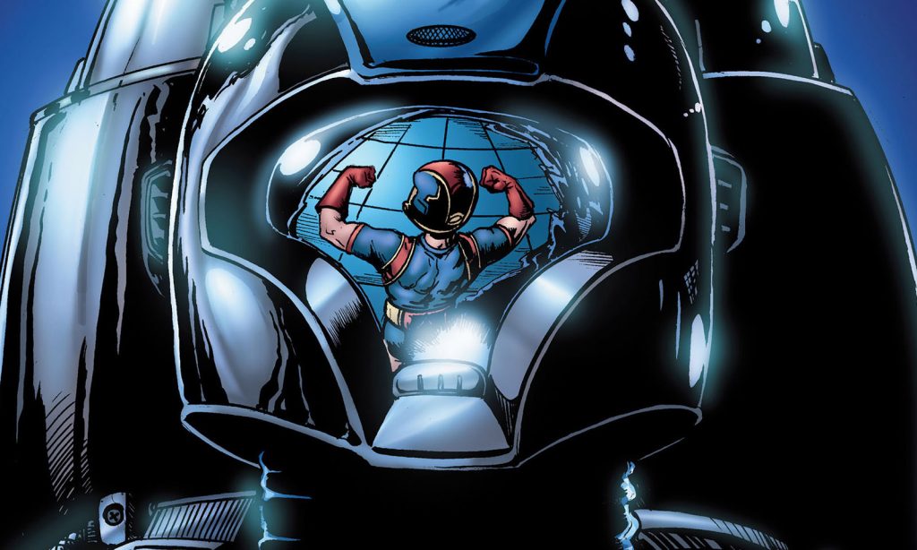 Arte da capa da oitava edição (The Boys 8) da HQ de The Boys.