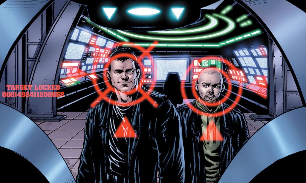 Arte da capa da nona edição (The Boys 9) da HQ de The Boys.