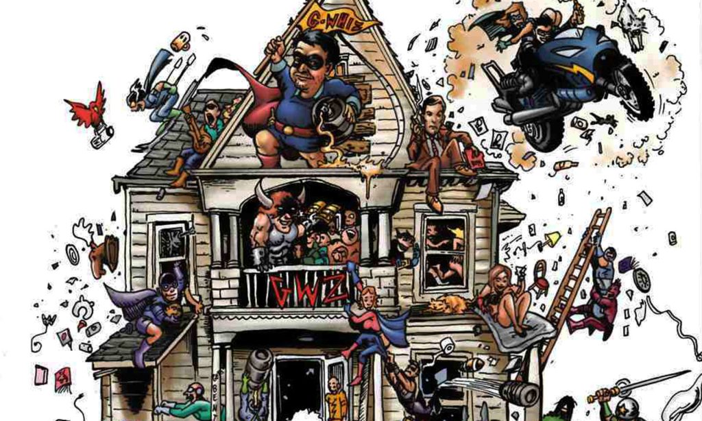 Arte da capa da vigésima quarta edição (The Boys 24) da HQ de The Boys.