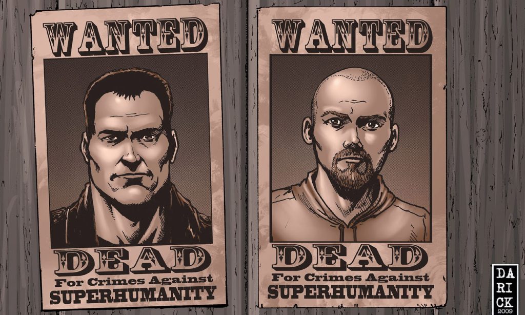 Arte da capa da trigésima primeira edição (The Boys 31) da HQ de The Boys.