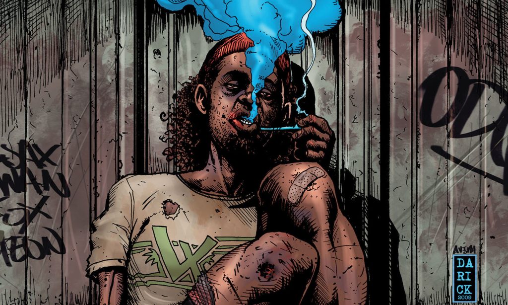 Arte da capa da trigésima sexta edição (The Boys 36) da HQ de The Boys.