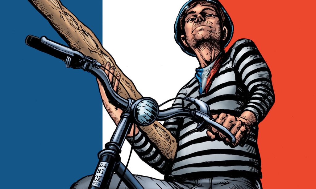 Arte da capa da trigésima sétima edição (The Boys 37) da HQ de The Boys.