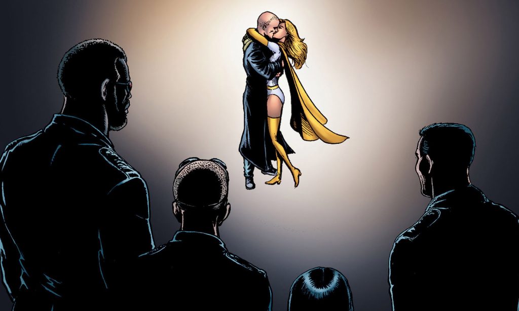 Arte da capa da trigésima nona edição (The Boys 39) da HQ de The Boys.