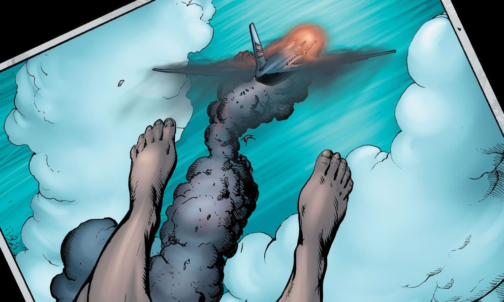 Arte da capa da quadragésima terceira edição (The Boys 43) da HQ de The Boys.