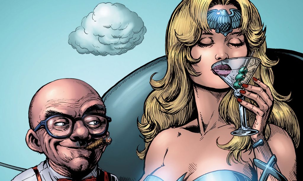 Arte da capa da quadragésima sexta edição (The Boys 46) da HQ de The Boys.