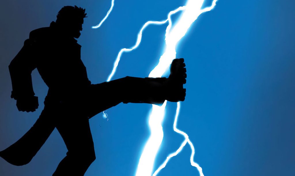 Arte da capa da quadragésima oitava edição (The Boys 48) da HQ de The Boys.