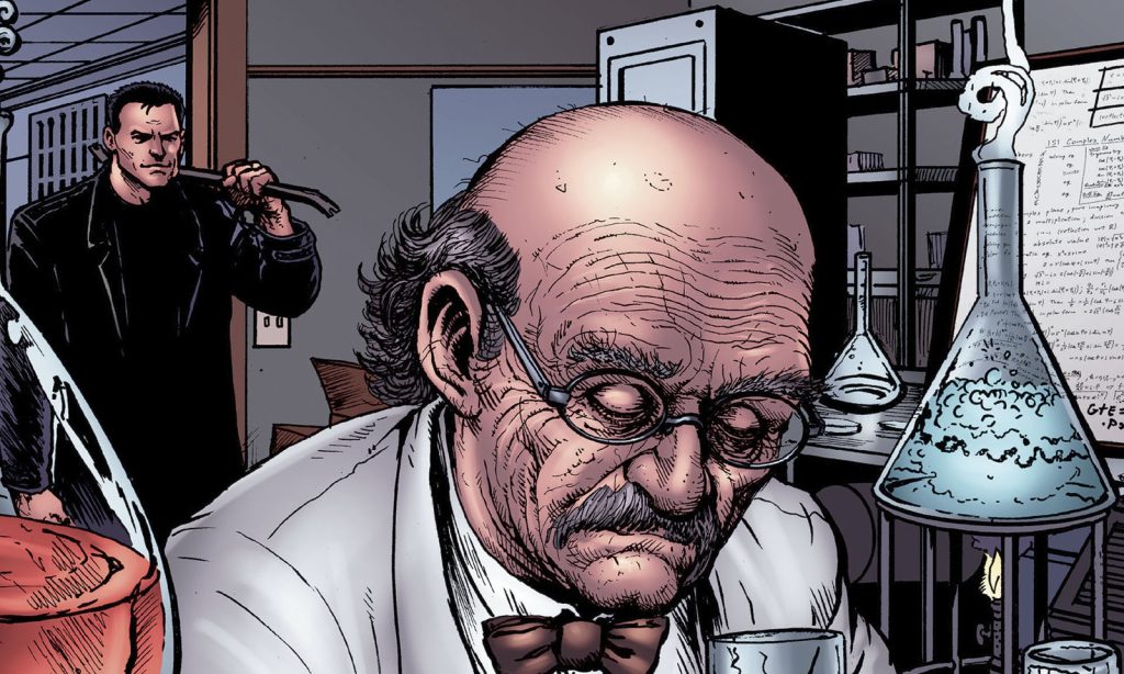 Arte da capa da quinquagésima quinta edição (The Boys 55) da HQ de The Boys.