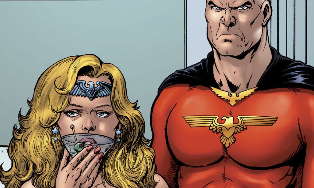 Arte da capa da quinquagésima sétima edição (The Boys 57) da HQ de The Boys.