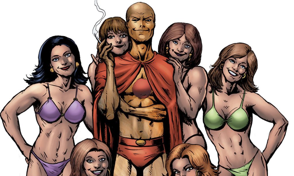 Arte da capa da quinquagésima oitava edição (The Boys 58) da HQ de The Boys.