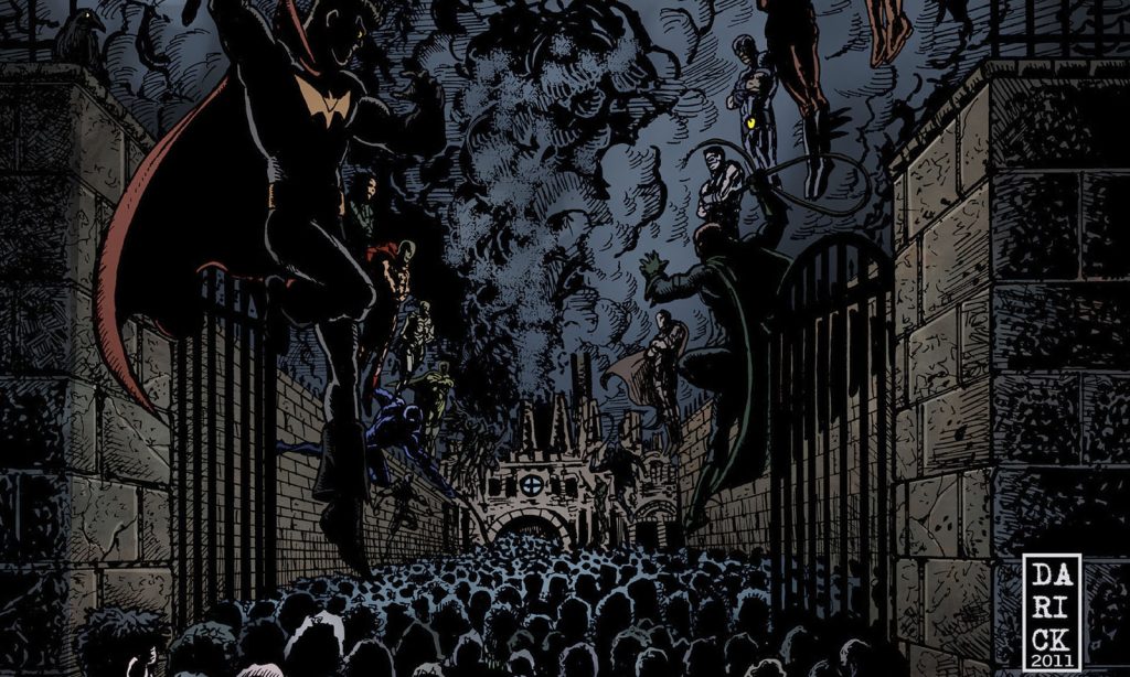 Arte da capa da sexagésima primeira edição (The Boys 61) da HQ de The Boys.