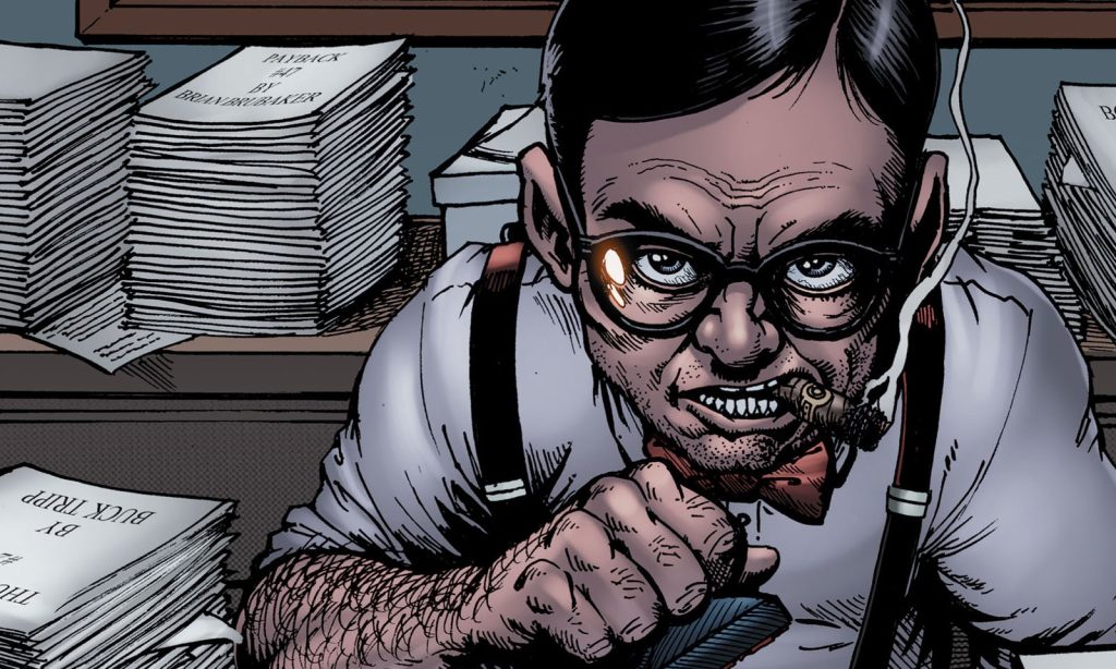 Arte da capa da sexagésima sétima edição (The Boys 67) da HQ de The Boys.