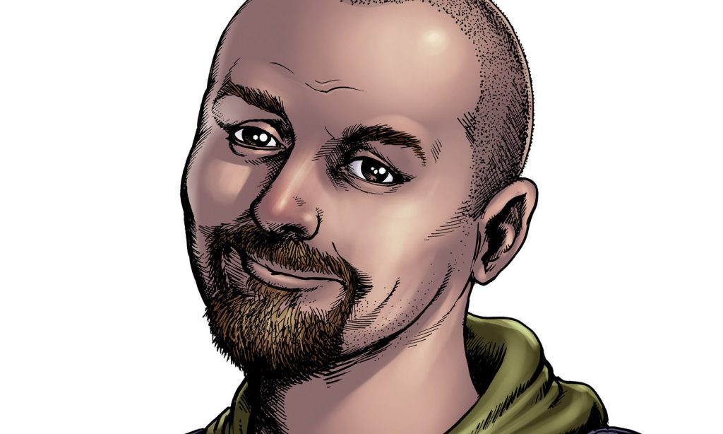 Arte da capa da septuagésima primeira edição (The Boys 71) da HQ de The Boys.