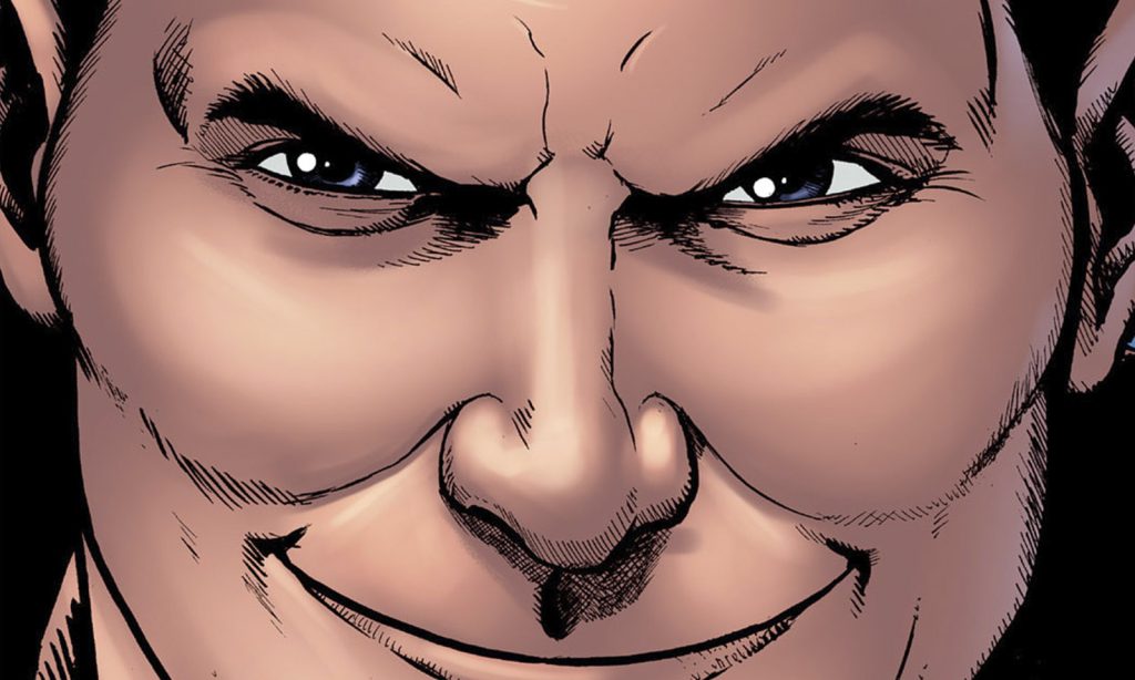 Arte da capa da primeira edição (Butcher, Baker, Candlestickmaker 1) da HQ spin-off The Boys: Butcher, Baker, Candlestickmaker.