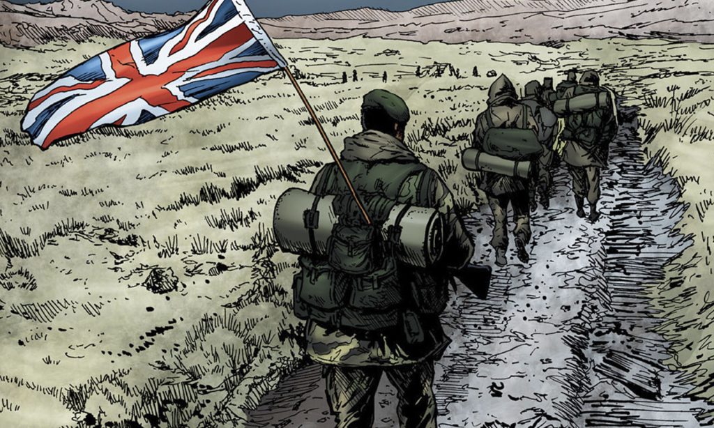 Arte da capa da segunda edição (Butcher, Baker, Candlestickmaker 2) da HQ spin-off The Boys: Butcher, Baker, Candlestickmaker.