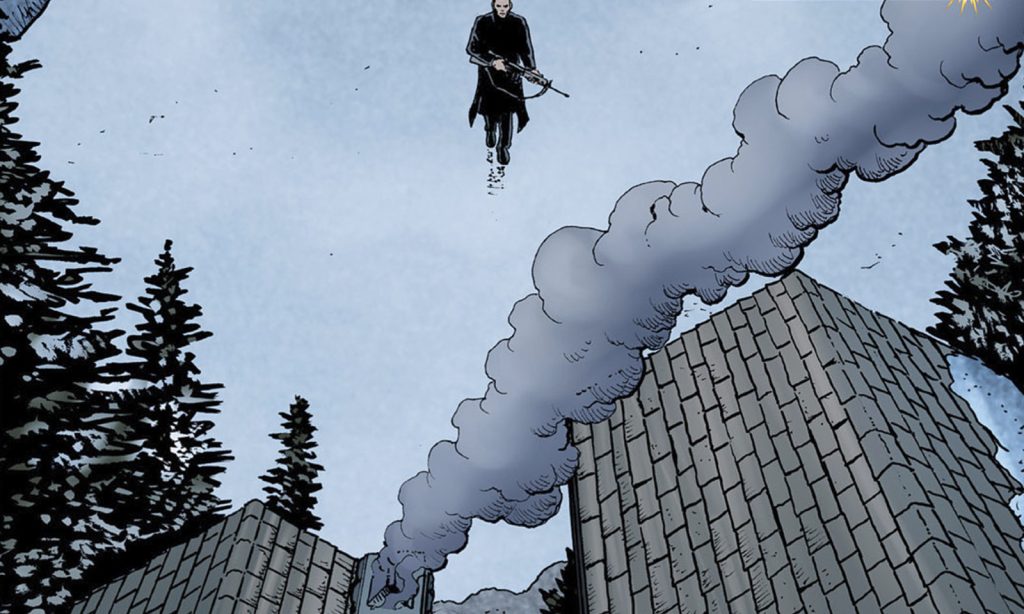 Arte da capa da quinta edição (Butcher, Baker, Candlestickmaker 5) da HQ spin-off The Boys: Butcher, Baker, Candlestickmaker.