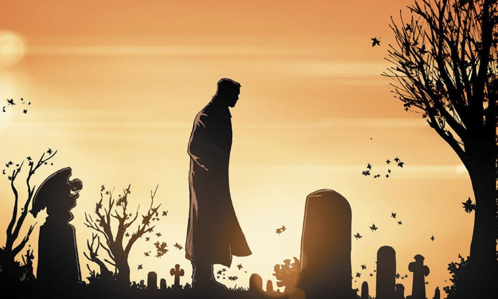 Arte da capa da sexta edição (Butcher, Baker, Candlestickmaker 6) da HQ spin-off The Boys: Butcher, Baker, Candlestickmaker.