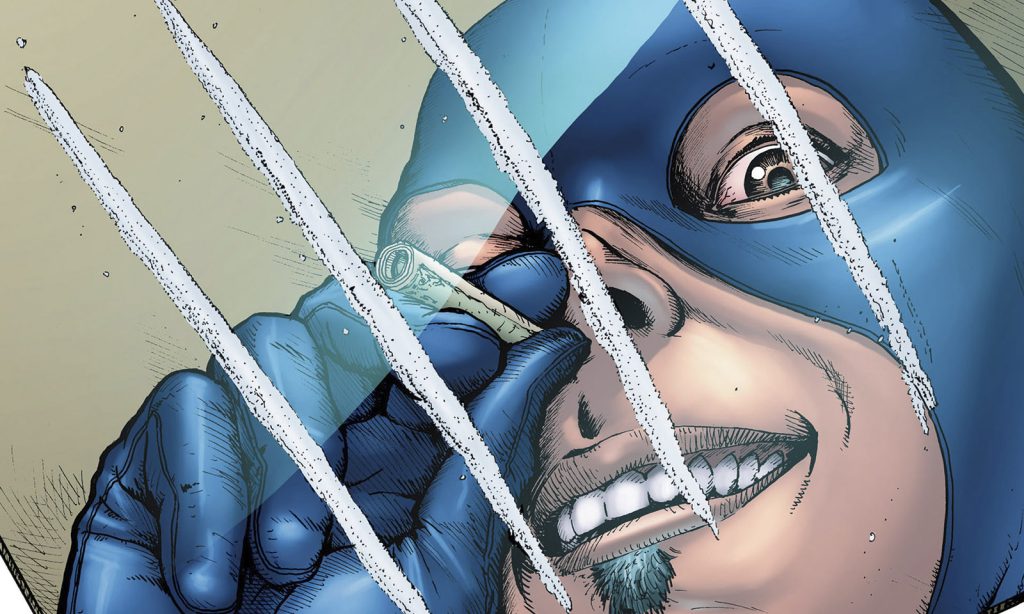 Arte da capa da segunda edição (Herogasm 2) da HQ spin-off The Boys: Herogasm.