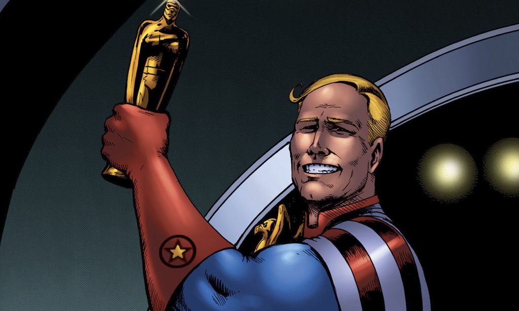 Arte da capa da quinta edição (Herogasm 5) da HQ spin-off The Boys: Herogasm.