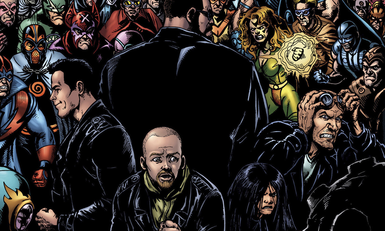 Arte da capa da sexta edição (Herogasm 6) da HQ spin-off The Boys: Herogasm.