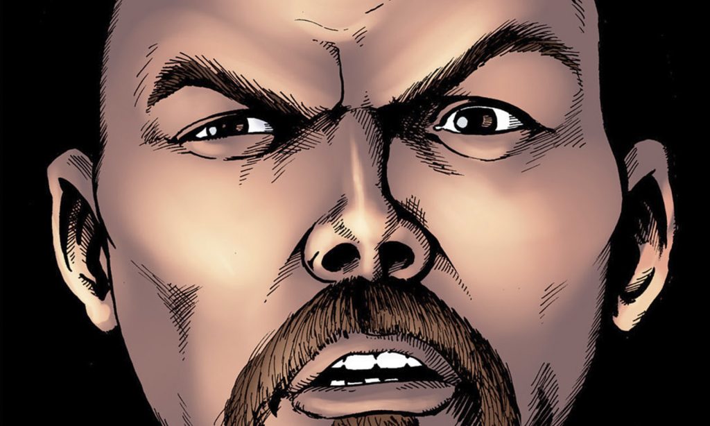 Arte da capa da quinta edição (Highland Laddie 5) da HQ spin-off The Boys: Highland Laddie.