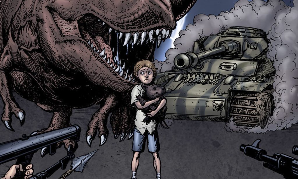 Arte da capa da sexta edição (Highland Laddie 6) da HQ spin-off The Boys: Highland Laddie.