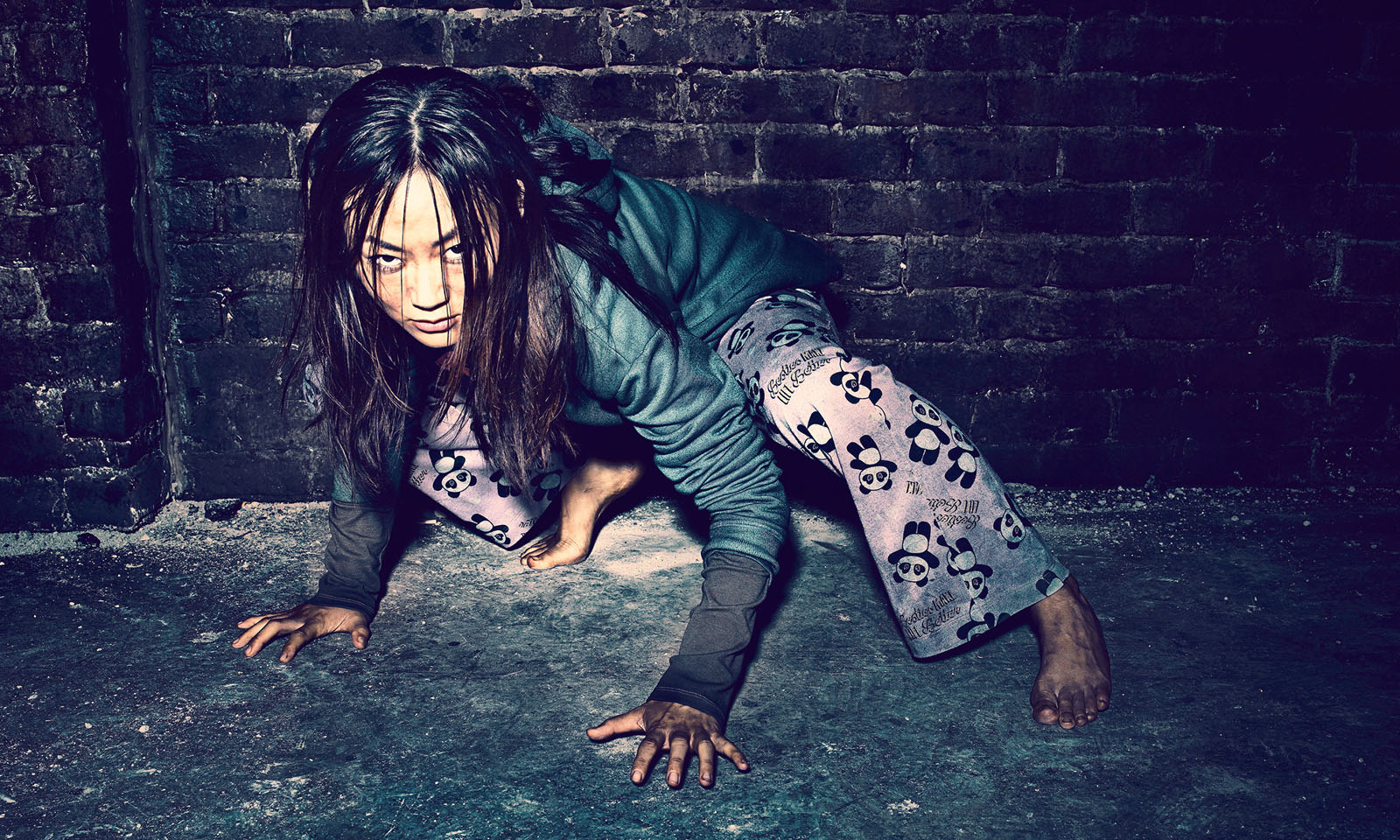 Kimiko Miyashiro (The Female / A Fêmea) em foto promocional dos personagens da 1ª temporada de The Boys.