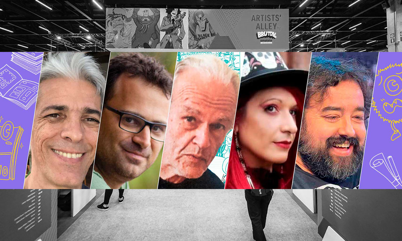 CCXP23 anuncia 5 novos quadrinistas para o Artists’ Valley By Bis