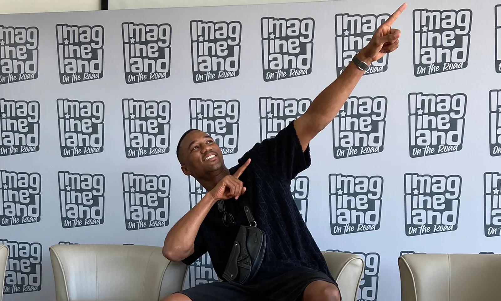 Jesse na coletiva de imprensa do Imagineland 2025 coletiva