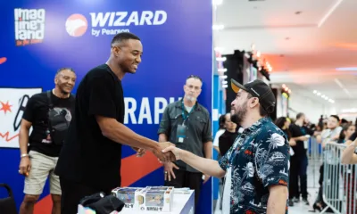 Jesse na sessão de autógrafos do Imagineland 2025