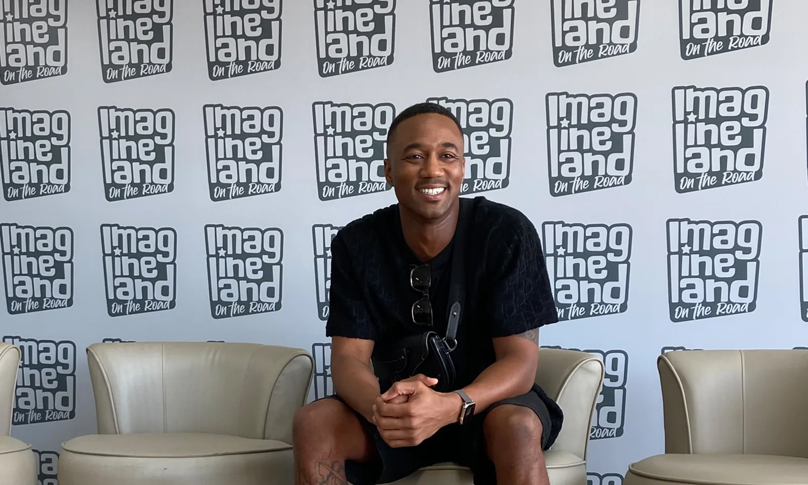 Jesse na coletiva de imprensa do Imagineland 2025